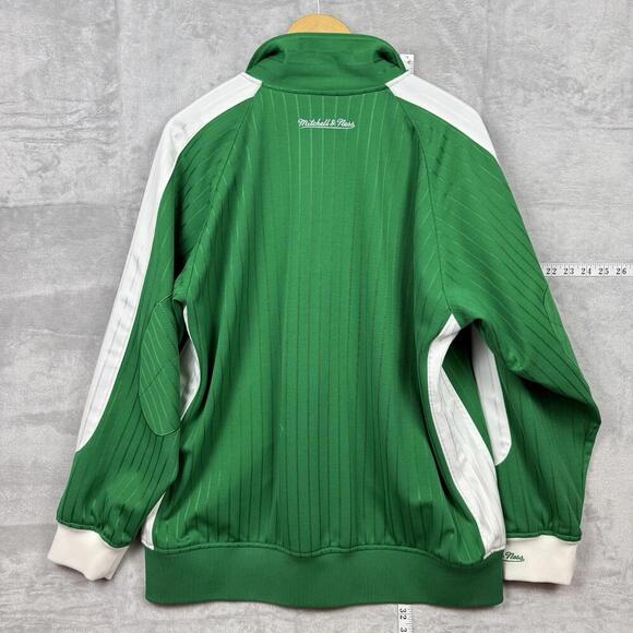 Mitchell & Ness Boston Red Sox Green Men Track Jacket Size L MLB Licensed Y2K - Picture 2 of 10